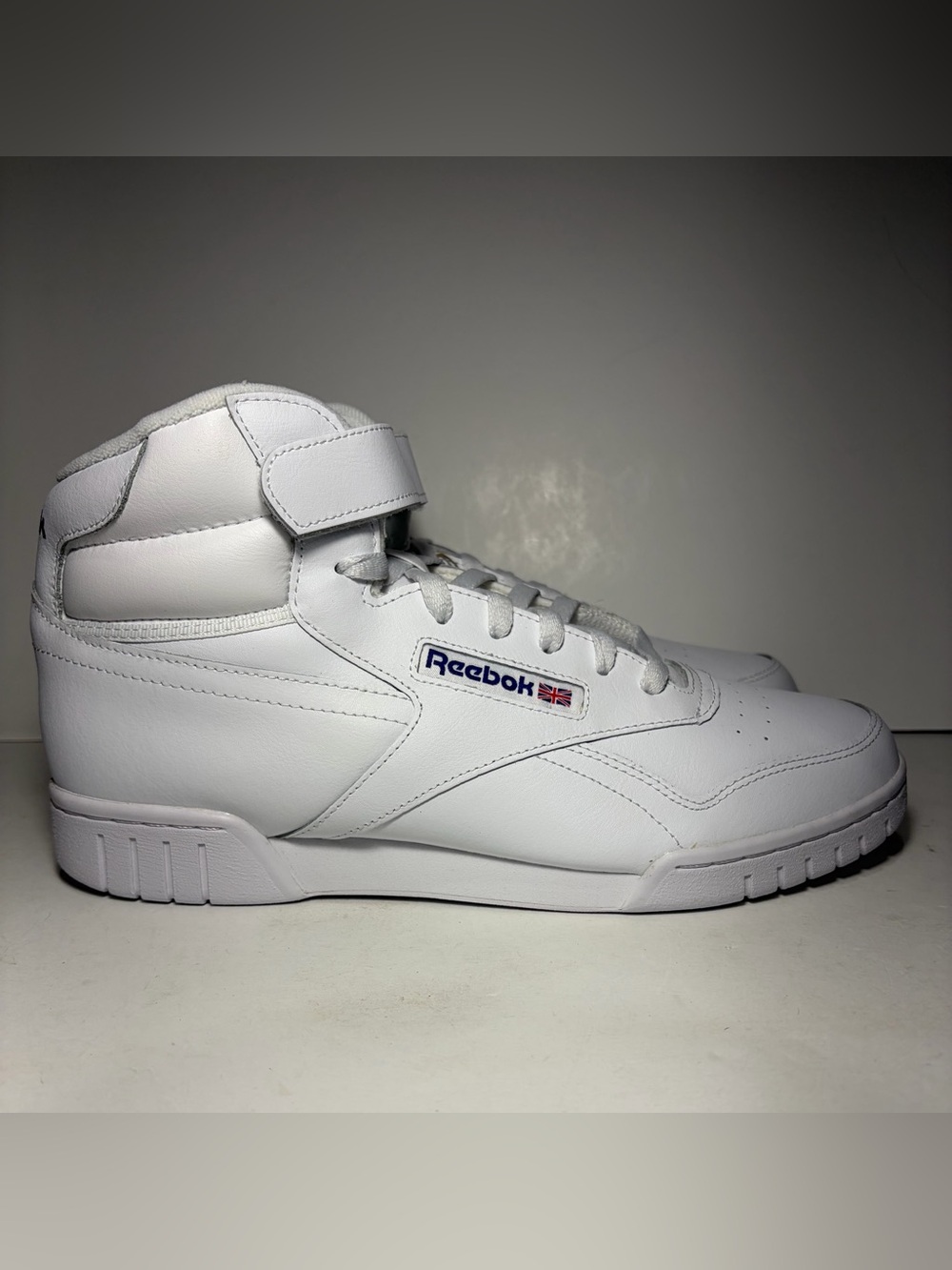 Reebok Ex-O-Fit Hi Classic White Sneakers Men US Sizes 10 and 11 - New